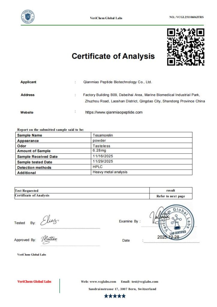 T10 COA Certificate